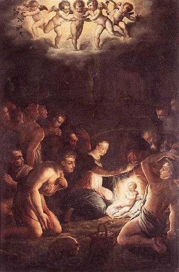 Giorgio Vasari The Nativity France oil painting art